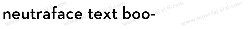 neutraface text boo字体转换